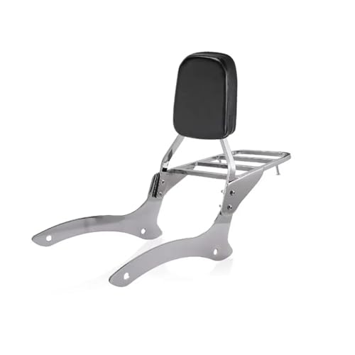 Sissy bar moto avec coussin et grille de transport pour Yamaha XVS 1100