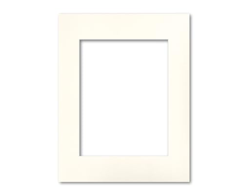 14x18 Matting for 10x13 Photograph or Artwork 4-Ply Bevel Cut Acid Free Matboard for Picture framing (Off White)
