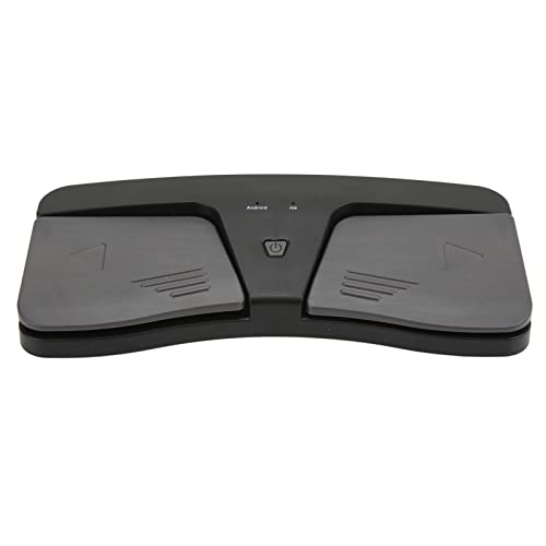 Pedal de virador de página sem fio, pedal de pé preto Blutooth único interruptor de música virador d
