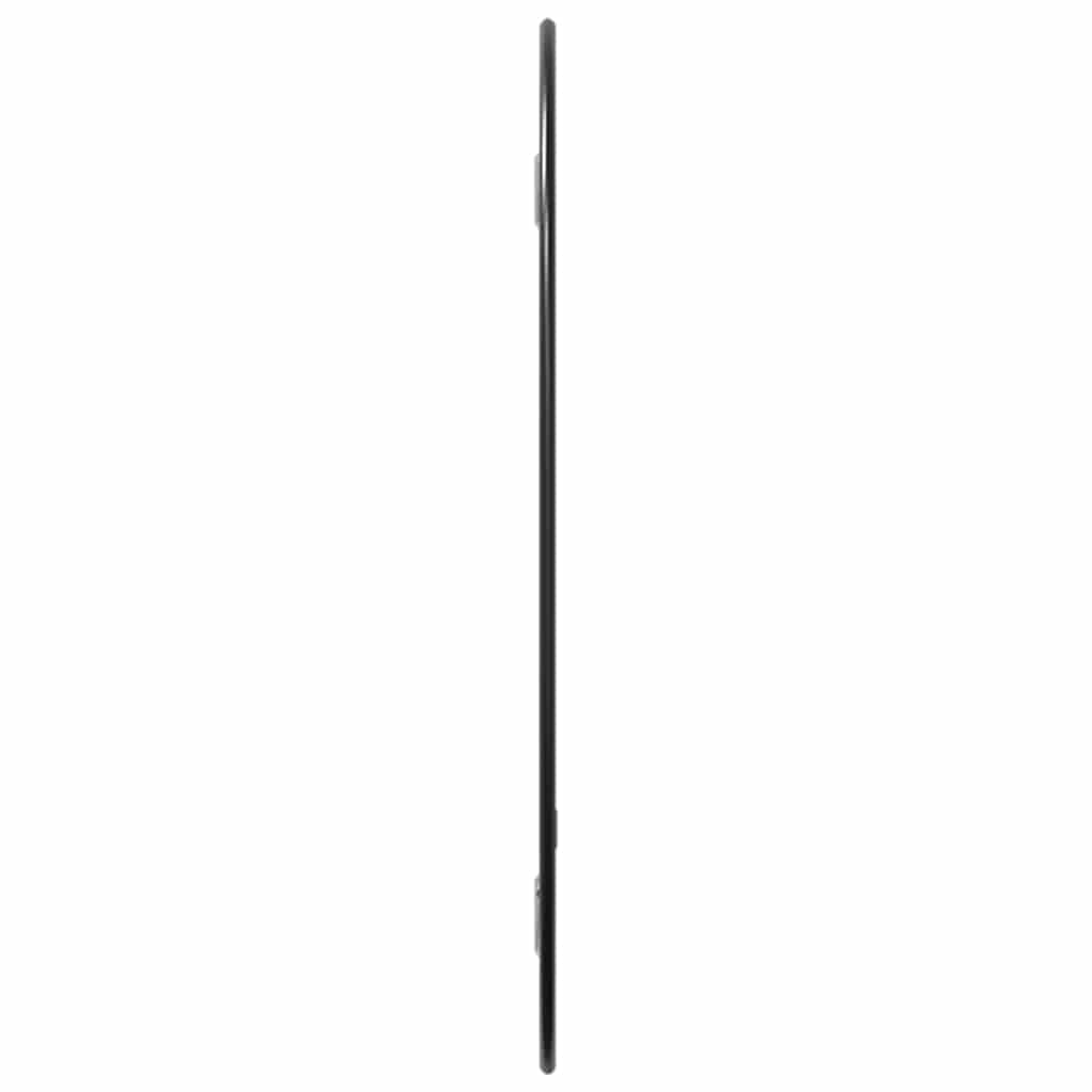 Wandspiegel Schwarz 30x25 cm Kleiner Kosmetikspiegel Wand