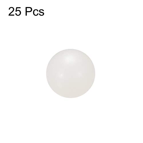 Image of uxcell 7 /16-inch PA Nylon Solid Plastic Balls, Precision Bearing Ball 25pcs