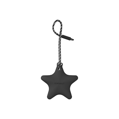 [YOYOISLES] AirTagΉ P[X L[z_[ GA^Op Xgbv Sʕی GA^OpP[X  ǂ 킢 GA^OJo[ GA[^O z_[ Air Stars Series Case for AirTag (Black)