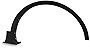 AKKON - Fits 2013-2016 Ford Escape Front Wheel Fender Flares Molding Black Passenger Right Side Replacement