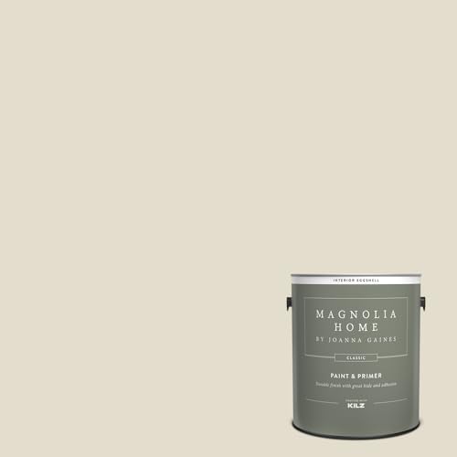 Magnolia Home by Joanna Gaines Classic Interior Wall, Ceiling, Trim Paint and Primer, Eggshell Finish, 1 Gallon - BLANCHED