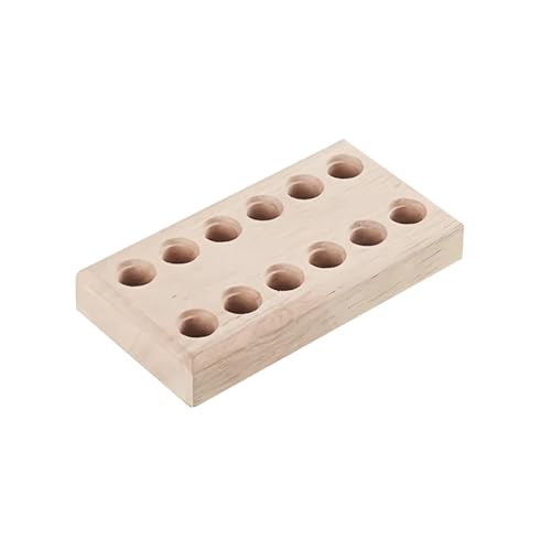 5セット木製ペンチ収納ラック ツール整理 頑丈なデスクテーブル収納ホルダー 14.9cmx7.9cm