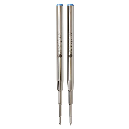 Monteverde USA Soft Roll Ballpoint Refill For Montblanc Pens - Blue (2 Pack) (M142BU)