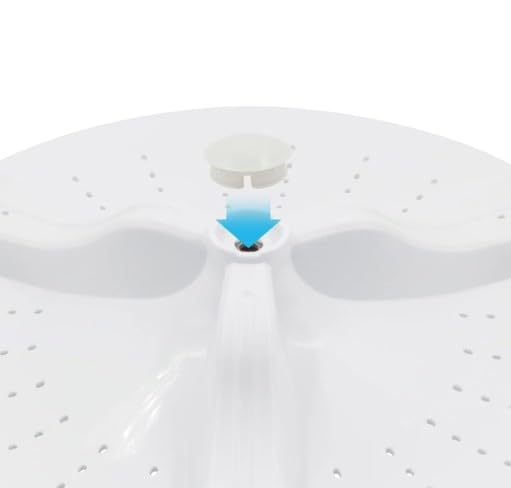 Miniatura 3 de Tapa de plástico de repuesto para lavadora Whirlpool W11050804 AP6041528 4461959 PS11775336 W10609549 para lavadora Whirlpool Maytag (2 unidades)