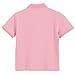 RUIBETYHUA Unisex Baby Boys Grils Organic Cotton Short Sleeve Polo Shirts Casual Summer Shirt Golf T Shirts,Pink,12-24M