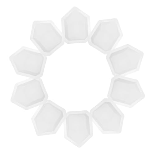 Garneck 10pcs Plastic Weighing Trays Lab Digital Scale Grams Scales for Food Samples