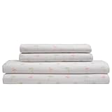 Elite Home Products 90 GSM Microfiber Coastal Beach-Themed Printed Sheet Set, Tropical Pastel