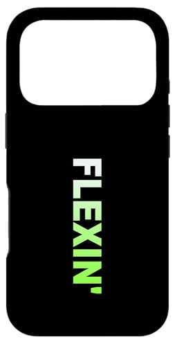 �O���[���J���[ Flexin ' Green Graphic �X�}�z�P�[�X iPhone 17 Pro �p