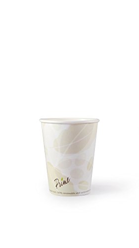 Primeware Hot Cup-12 oz-Compostable-PLA Lined - 1000/Cs (20 x 50)