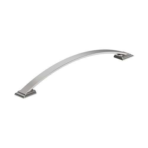 Image of Amerock Candler 10-1 /16 inch (256mm) Center-to-Center Polished Chrome Cabinet Pull, BP2935226