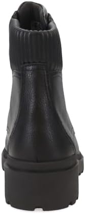 Clarks womens Calla Zip Mid Calf Boot, Black Leather, 9.5 US | Image 4