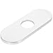 Tool Part for Seamless Silver Deck Plate for Bathroom Sink Faucet Hole Cover Elegant Design
