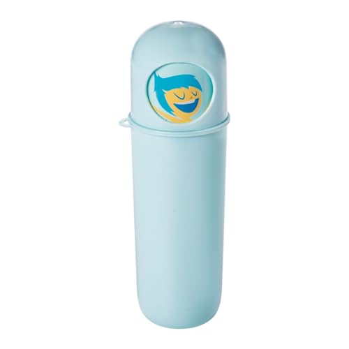 Porta Talher Case Dental Estojo Box Lúdico Multiuso Infantil Personagens Multiuso Rosa Azul - Plasútil (Divertidamente)