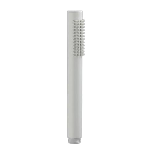 Cyberwork Alcachofa de ducha blanca de acero inoxidable 304 con 48 boquillas antical, cabezal de ducha funcional para ahorro de agua, adecuado para baños de hotel y aseos, montaje en pared, baño