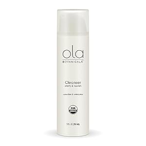 Dr. Mercola Ola Botanicals Organic Cleanser (5 Fl. Oz.), 1 Bottle, Clarify & Nourish Skin, Certified USDA Organic, Gluten Free, Soy Free