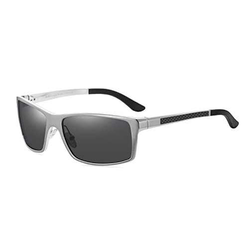Image of DUCO Sunglasses Men Polarized Sports Sunglasses for Driving Golfing Fishing Shades UV400 Protection 8202