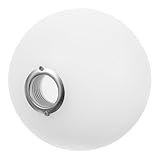 Installation simple : l’abat-jour sphérique blanc laiteux à vis métallique g9 est facile à installer et à retirer, ce qui en fait un choix pratique pour vos besoins d’éclairage