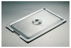 Honma Seisakusho 87110 Hotel Pan Lid, Silver, External Dimensions 20.9 x 13.0 inches (532 x 330 mm), Hotel Pan II Type Hook Included, Lid CF Type 1/1