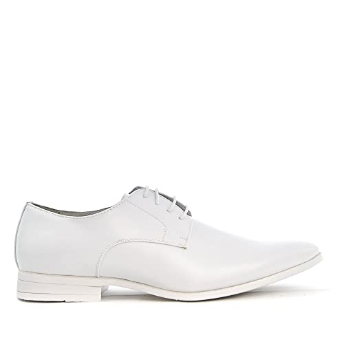 UOMO DESIGN - Derby Homme Simple - Philippe (39, Blanc)