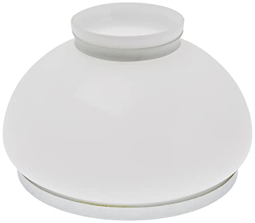 Westinghouse Lighting Tulipa Cupular Opal con Banda Cromada, Blanco (8705340)