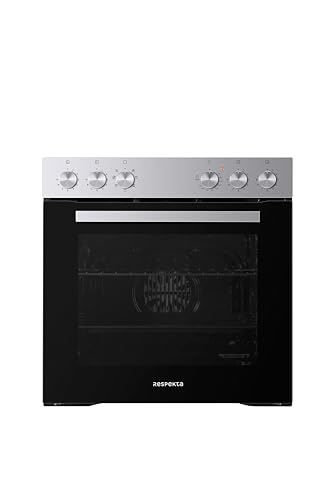 Backofen Herdset Einbau Kochfeld Glaskeramik rahmenlos 72 L Respekta HS2001-26