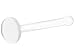 20g Bioflex Clear Nose Ring 2mm Flat Top Retainer, Metal Free, Allergy Free