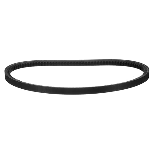 Image of uxcell AX25 EPDM V-Belt, Raw Edge Cogged Industrial Rubber V Belt 1 /2 inch Width x 25 inch Inside Circumference