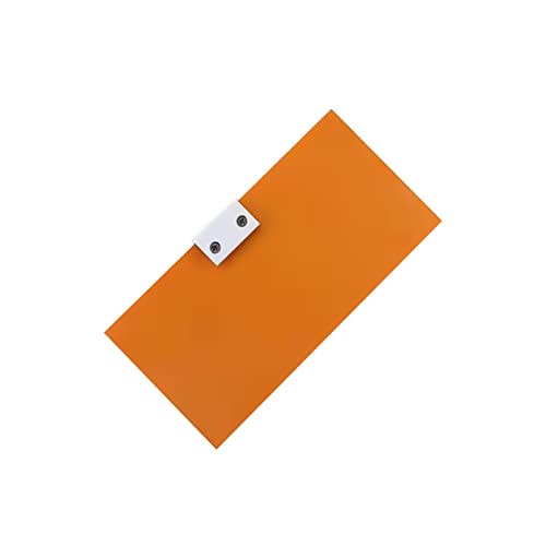 Ronyme Utensili manuali per muratura Cazzuola per piastrelle Cartongesso portatile Pavimento regolabile Frattazzo per intonaco confortevole Frattazzo piatto, giallo 19 cm