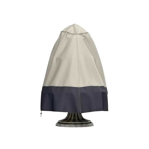 Outdoor Water Fountain Cover 48x68 420D Waterproof Zipper