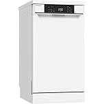 SHARP QW-NS1CF49EW-EN, 45 cm Freestanding, Dishwasher, 10 Place Settings, 2 Racks, Half Load Options, Active Drying, White Colour