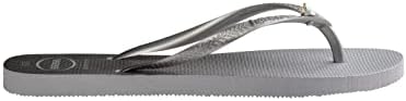 Havaianas Slim Prism Flip Flop Sandal Ice Grey 35/36 Brazil (US Men's 4/5, Women's 5/6) M | Image 1