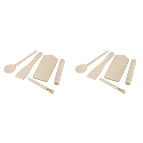 Tala 10A11056 FSC Certified Childrens Wooden Baking Set,Beige,5 x 10 x 29 cm (Pack of 2)