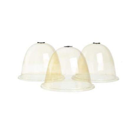 Nature Lot de 3 Cloches de forçage Ventilation Ø25cm