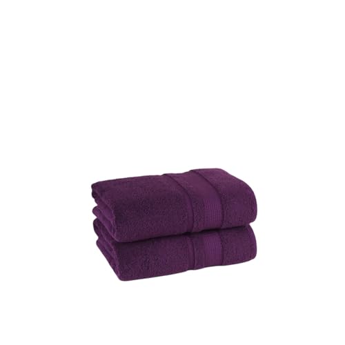 Image of Sterling Mill 600 GSM Turkish Cotton Towels (Pack of 2) – Ultra Soft, Highly Absorbent & Durable, Luxury Hand Towels – Ring-Spun Cotton - 50cm x 90cm
