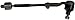 Dorman Premium TA14132PR Front Passenger Side Steering Tie Rod End Assembly Compatible with Select BMW Models