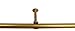 Meriville 1-Inch Diameter Bay Window Curtain Rod Set for Bayview Windows, Gold Finish