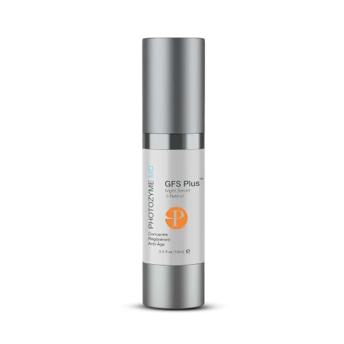 Photozyme GFS Plus Night Serum, 0.5% Retinol Anti-Aging Skincare, 0.5 fl oz