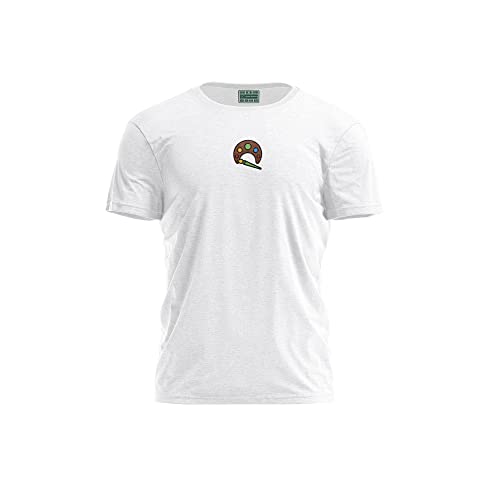 T-Shirt Blanc Homme Butswi-102287 pour un Style Casual au Quotidien