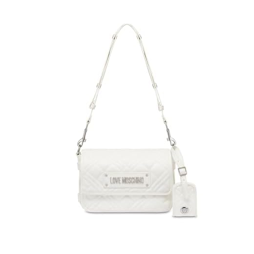 Love Moschino BORSA QUILTED PU BIANCO