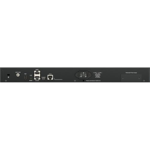 Image of D-Link 28-Port PoE Gigabit Smart Managed Ethernet Switch (370W) | 44 GbE PoE + 4 SFP Combo PoE + 4 10G SFP+ Ports | L3 | 6kV Surge Protection (DGS-3630-52PC /SI)