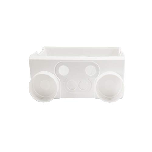 Eastman 1/2 Inch Universal Dual Drain Washing Machine Outlet Box, No Valve, 60251