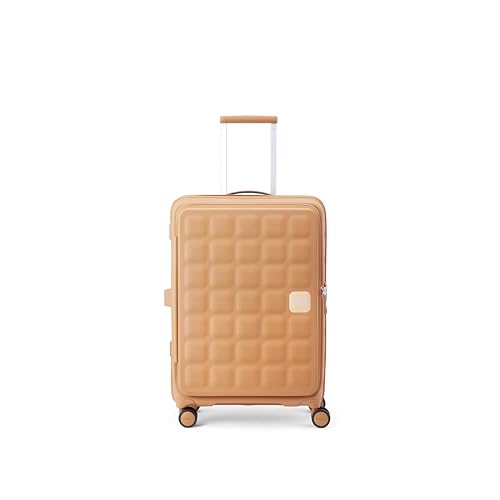 Image of American Tourister Bitbloc | Check-in Trolley Bag (68.5 cm) | 69 Ltrs | 360 8 Wheel Spinner | Hard Case | Recessed TSA Lock | 3 Years Global Warranty | Summer Sand