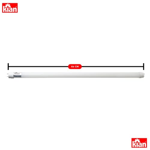 Lâmpada LED Tubular T8 9W Bivolt Branco Frio Kian (Kit 10 Unidades)