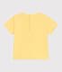 Petit Bateau Baby Jungen A0CWB Kurzärmeliges T-Shirt, Gelb, 6 Monate