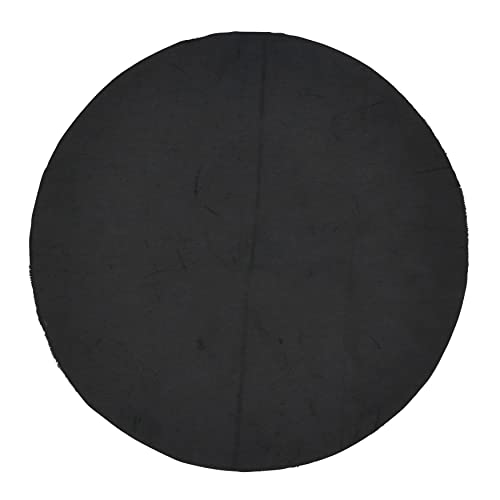 Saro Lifestyle Beaded Design Placemats (Set Of 4), Black, 15" (3517.Bk15R) #TOP1