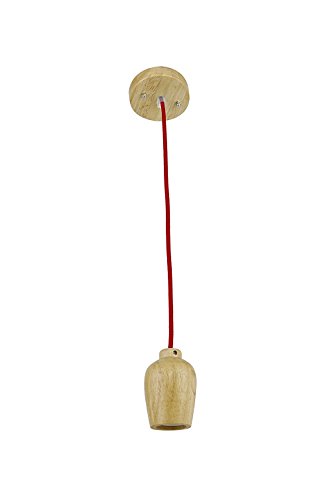 Lámpara colgante wonderlamp Podium rojo para comedor 150x5 cm