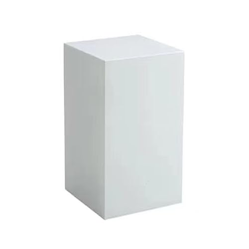 Socle carré blanc minimaliste rehausseur de présentation 30x30x40